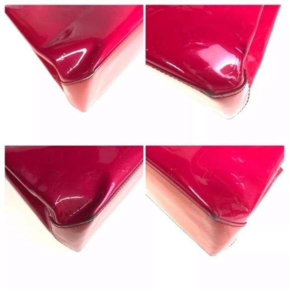 Louis Vuitton Wilshire handbag bag Vernis Pink - Picture 10 of 13